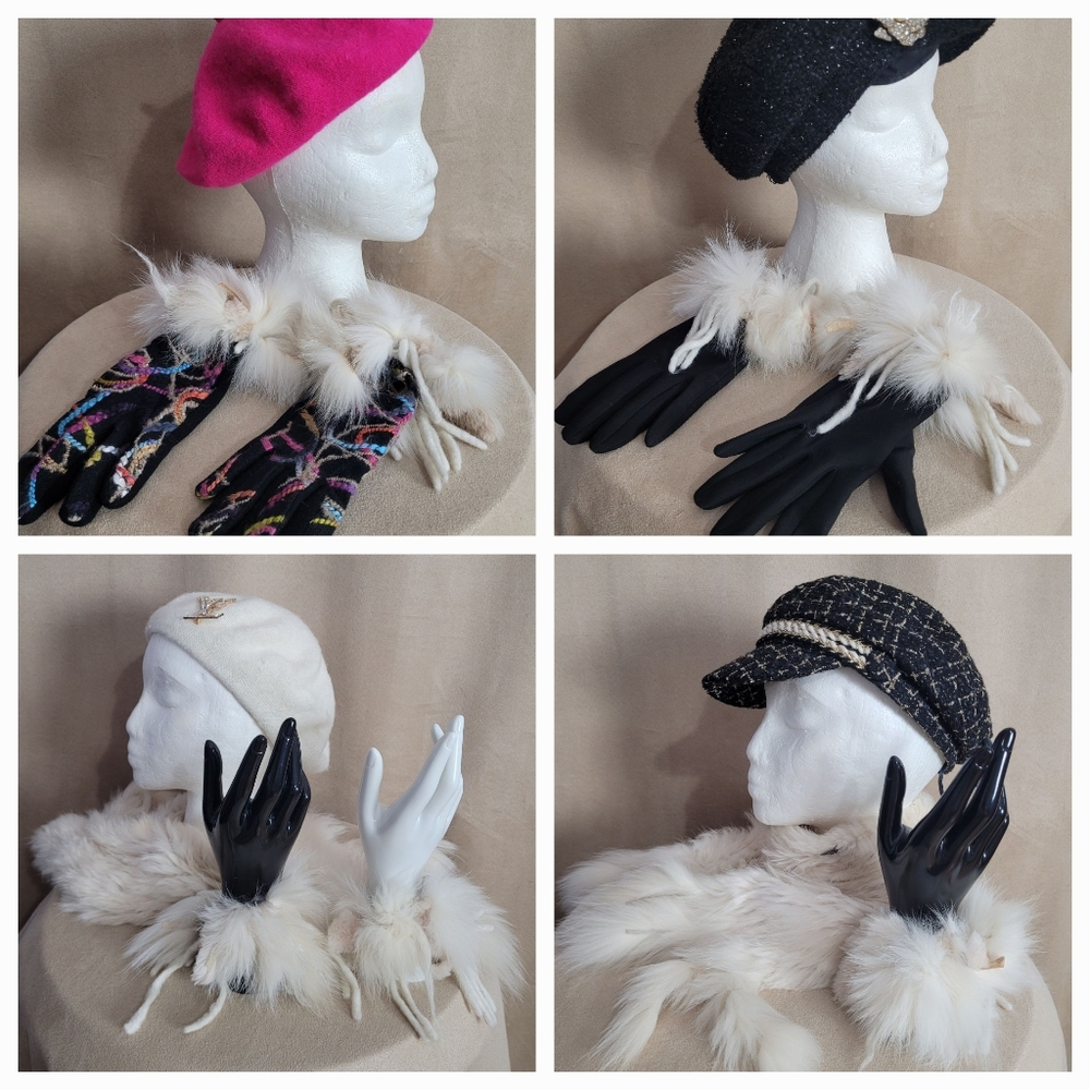 FUR SCARF + Cuffs